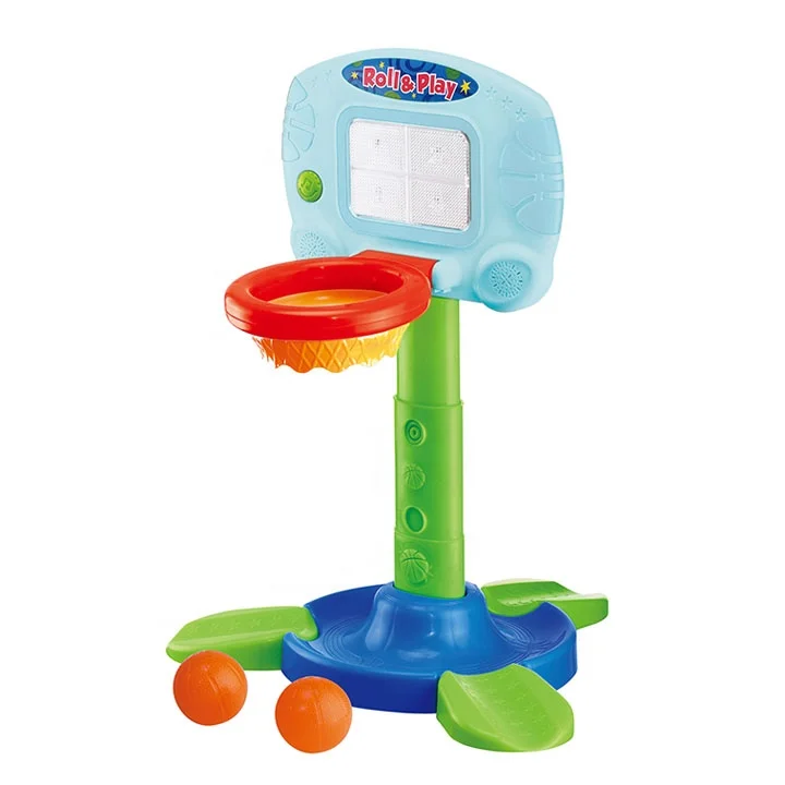 Encouraging sound & light effect shooting basketball game hoop stand Electronic Mini basketball hoop set