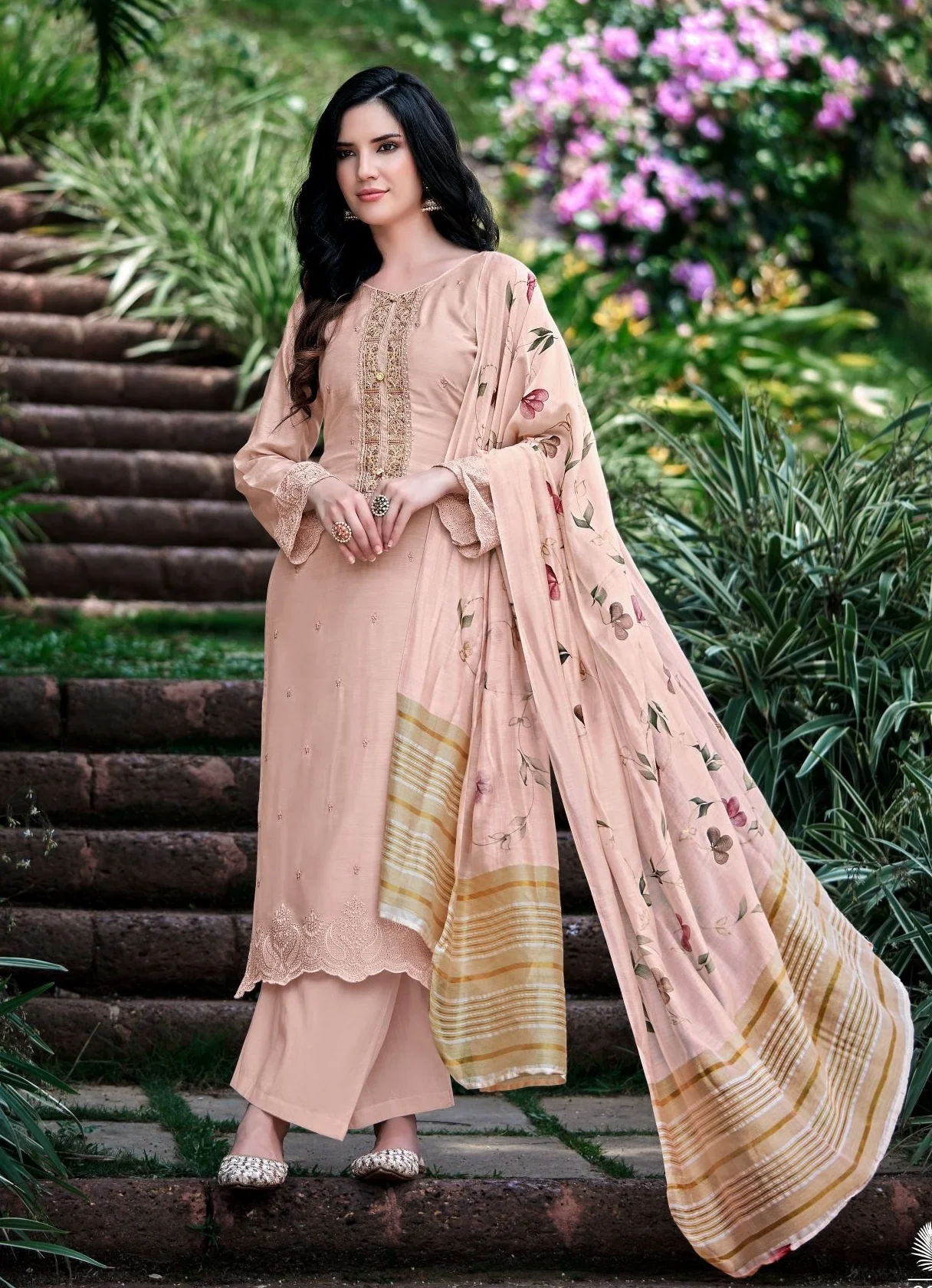 Stylish Salwar Kameez Suit Embroidered Ladies Salwar Suit For Wedding Wear At Wholesale Price From India