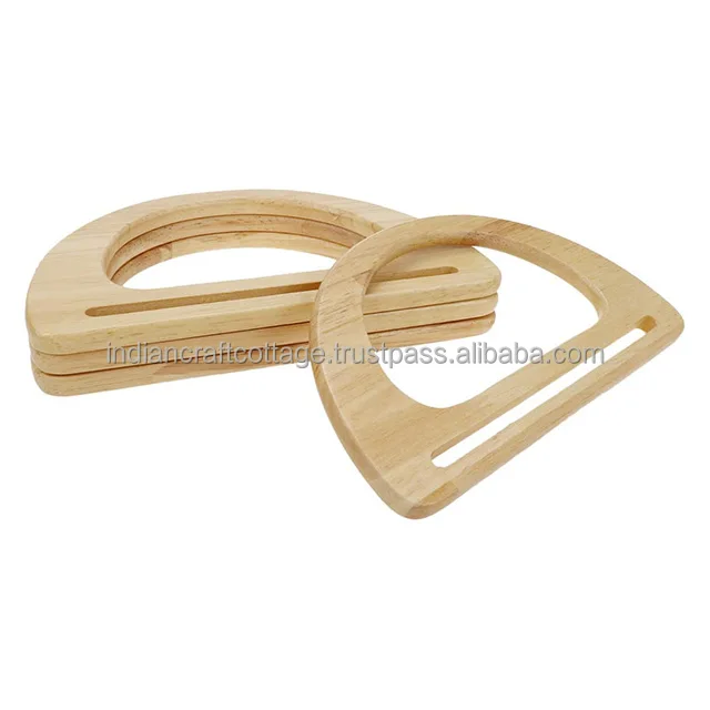 Hot selling 2021 Wooden Bag Handle with fine quality/Handle wooden for bag by INDIAN CRAFT COTTAGE