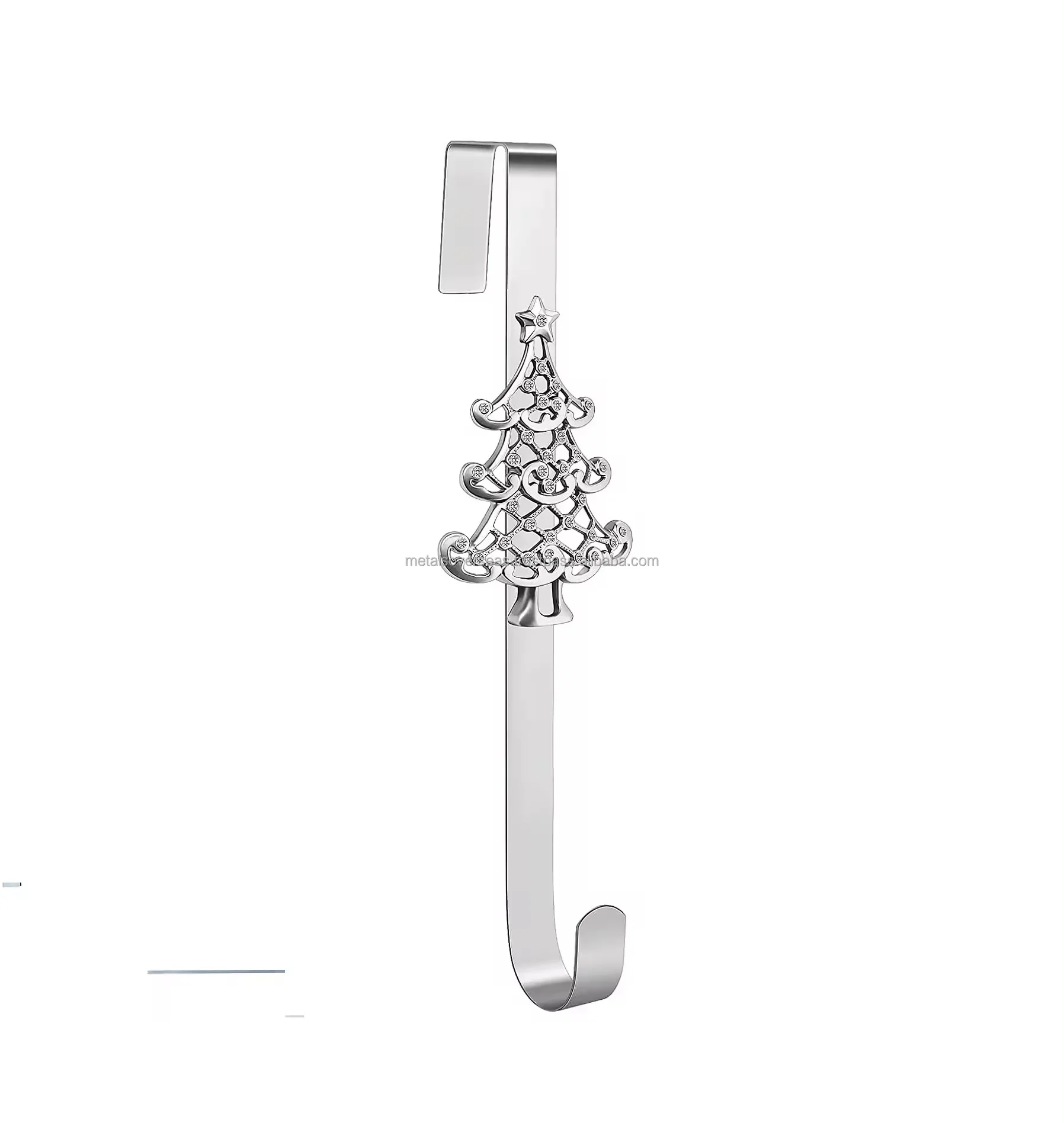 New Design Silver Metal Wreath Hanger Elegant For Homer Hotel Door Decor Hanger In High Selling Wholesale Price