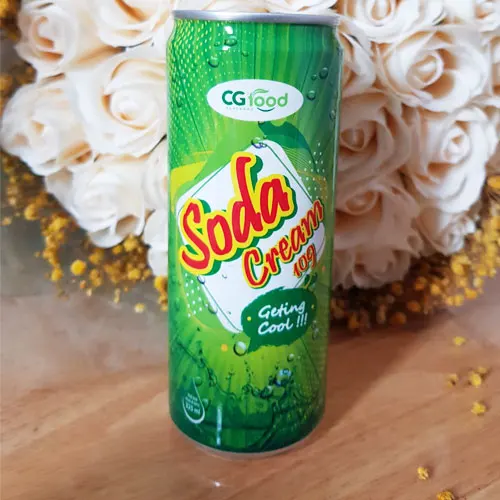 Hot drink Soda Cream Drinking  250ml Carbonated Drink