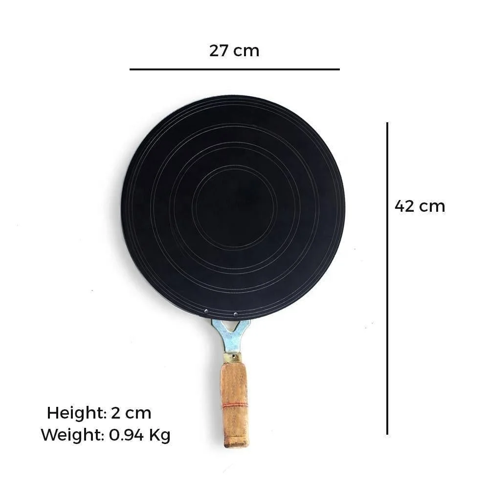 Cast Iron cookware Indian Kadai Non Stick Pan for Cooking And Serving Cooking Set Iron Heavy Base For Home Hotel And Restaurant