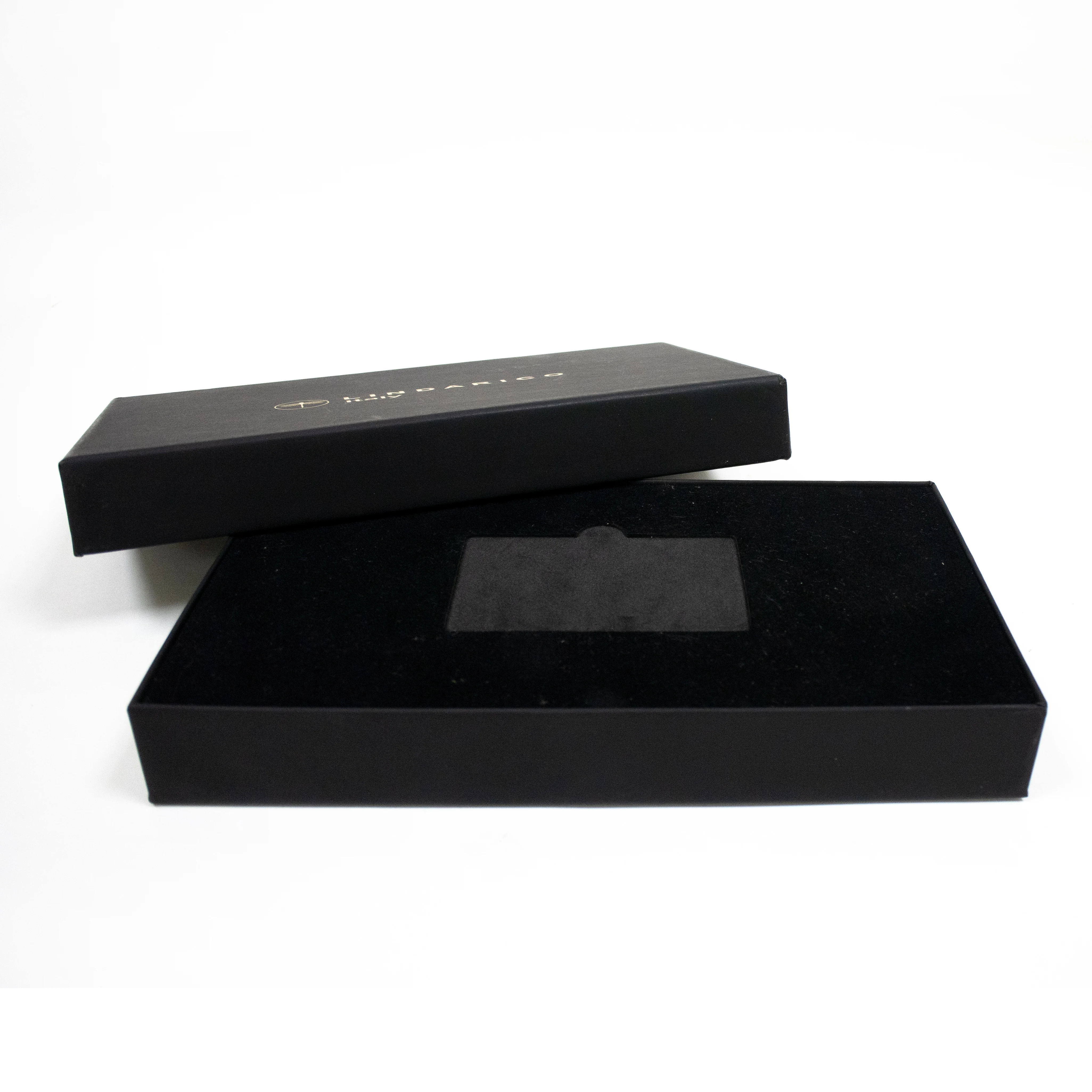 Wholesale Black Luxury Rigid Cardboard  Paper Box Business cardcase packaging Telescope Boxes
