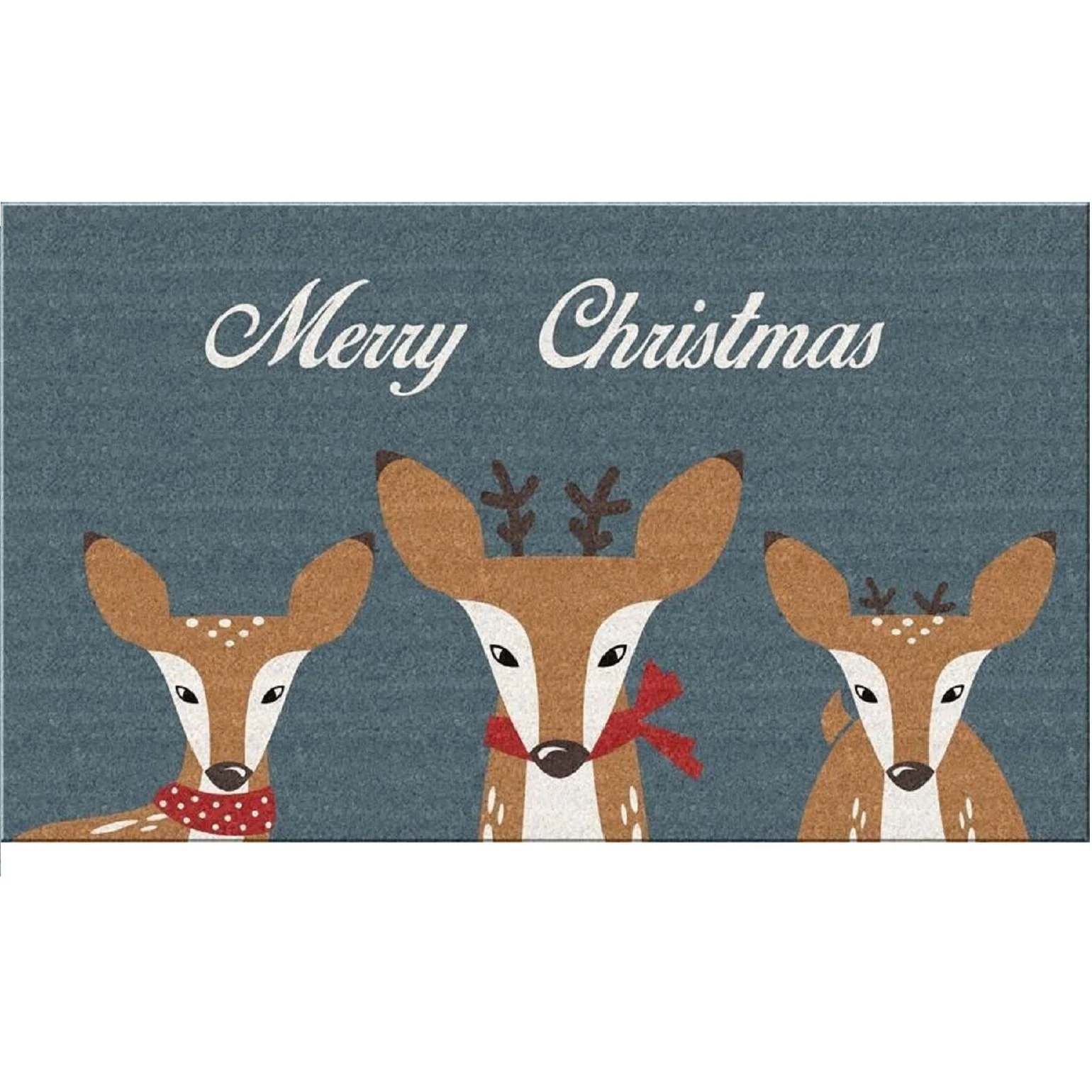 Door Mats Coir Made Highly Decorative Rugs Mats Doorstep Christmas Decorative Superfine Quality Merry Christmas Mats Durable