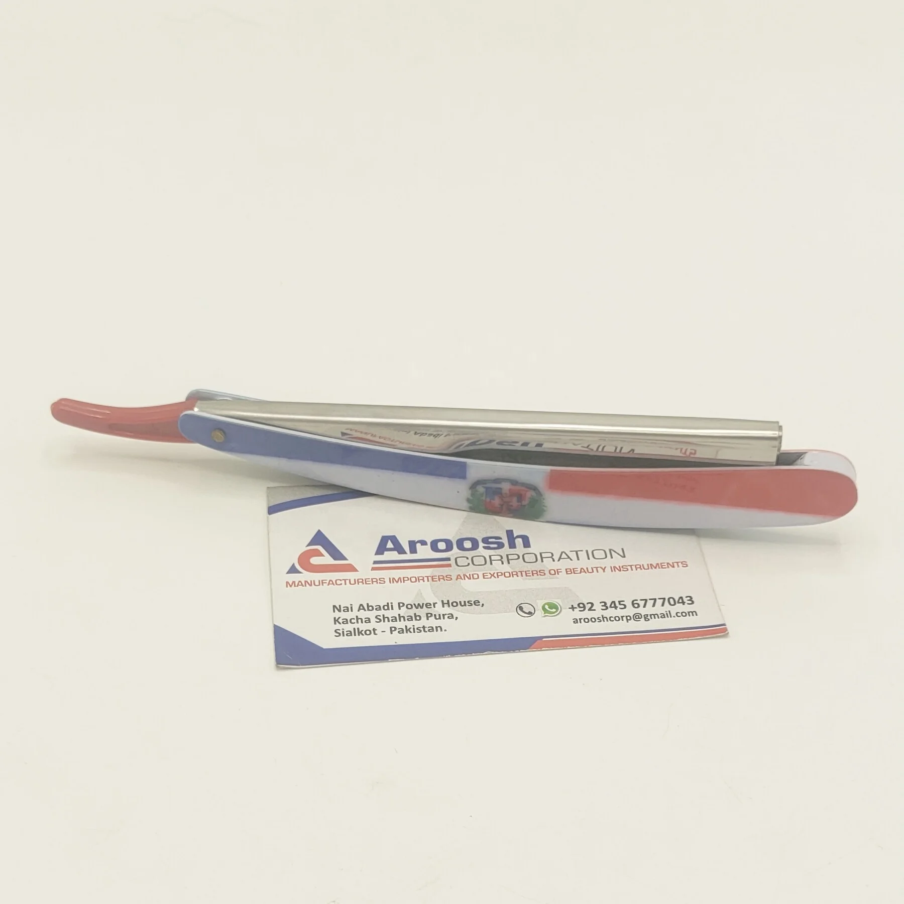 High Quality Professional Single Blade Barber Razor Wholesale Custom Logo Sustainable Stainless Steel for Face Body Shave