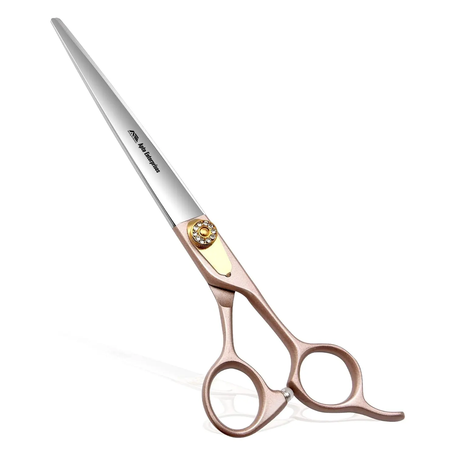 Pet Grooming Scissors 5 Inches Curved Scissors Lightweight Dog Cat Grooming Scissors With Safety Round Tip Stainless Steel