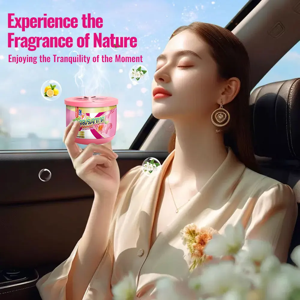 Premium Aromatherapy naturalScented Gel Air Freshener  home 50ml