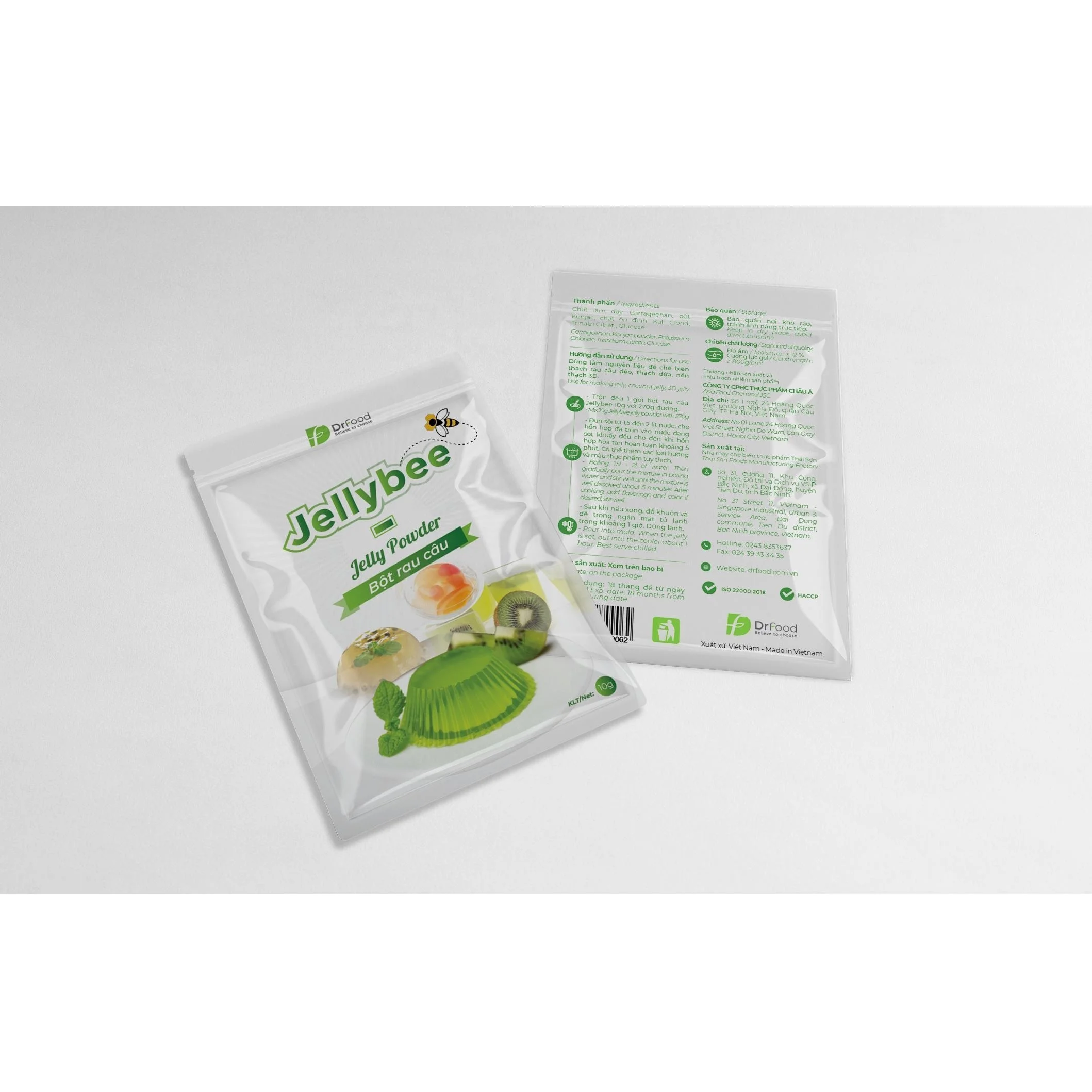 Wholesale Fruity Flavor Jellybee Jelly Powder From Vietnam For Jelly Art Base hot hit tiktok