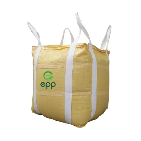 Firewood Clay 1 Ton 2 1m3 Conductive Type C FIBC Bags Circular Waterproof PP Woven 1100lbs 2200lbs 3300lbs Jumbo Bag