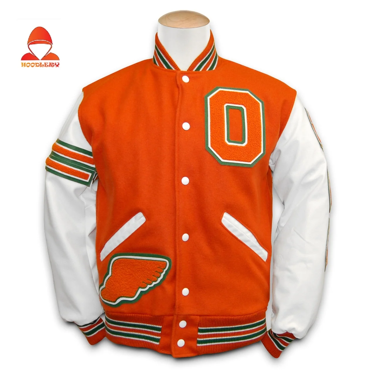 Мужская американский стиль Varsity Университетского колледжа бейсбольная куртка