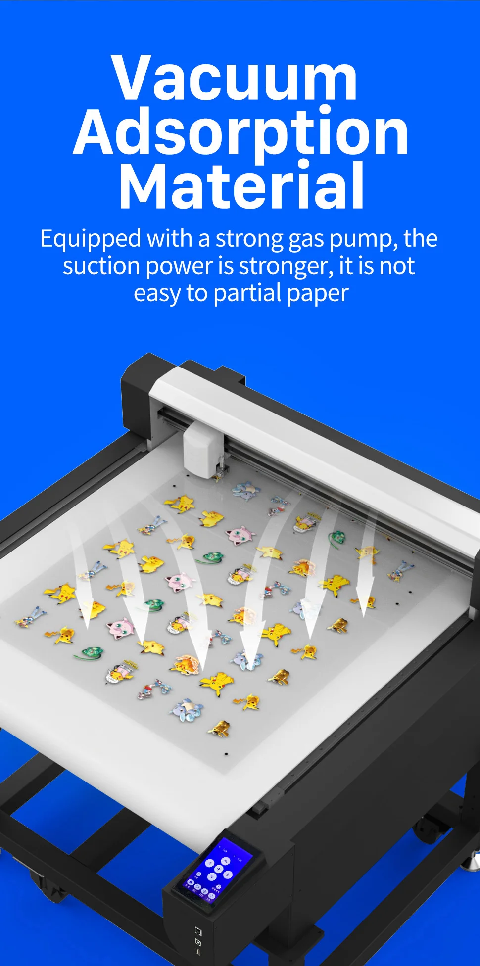 Auto-Feed Flatbed Digital Cutter for DTF Servo Motor Driven with SignMaster Software Flatbed Cutting Plotter