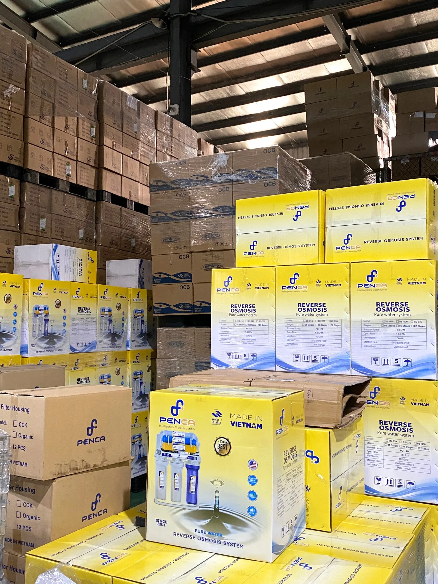 Hot Selling Water Filter System Filtro de Agua Alkaline Aquarium Filter 6 Stage Desktop Water Purifier Machine Made in Vietnam