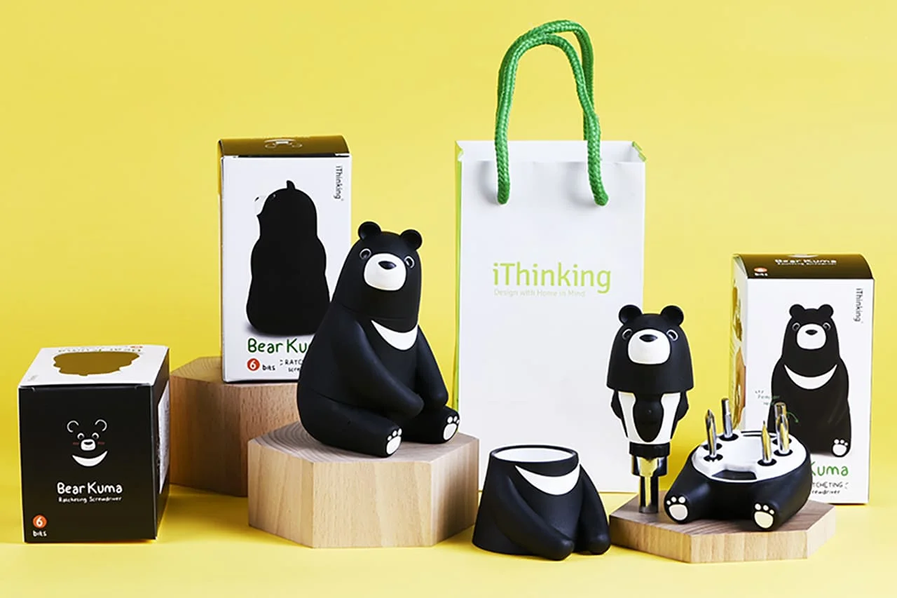 Gift set Black Bear home decor for business corporate gift