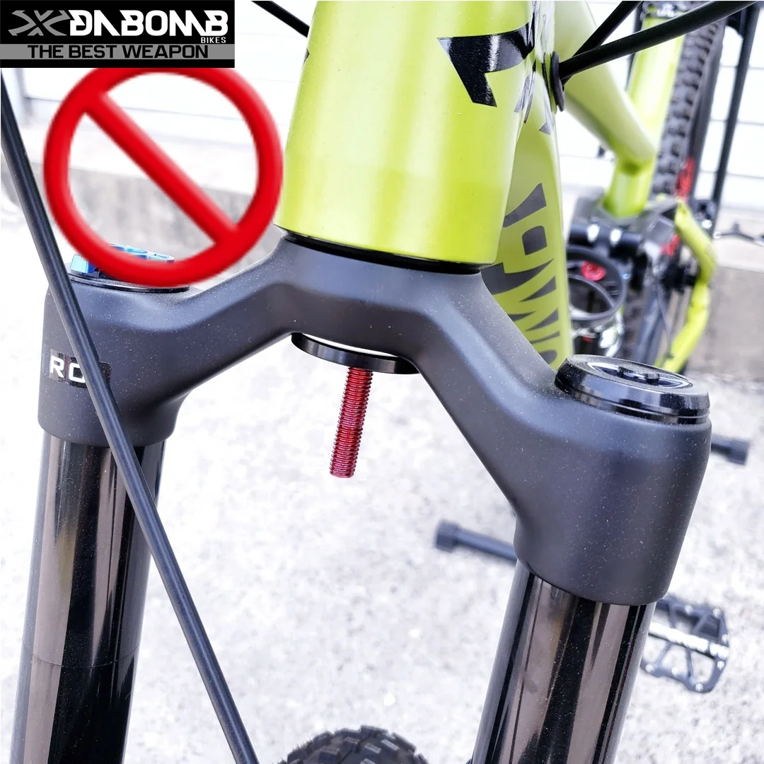 DABOMB MTB CNC Cr-Mo Steel Mountain Bike Fork Headlock Headset