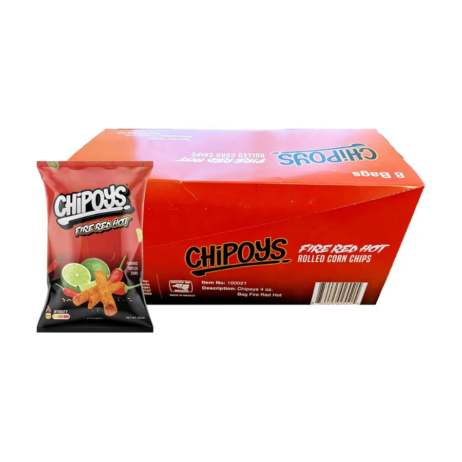 Wholesale Chipoys Fire Red Hot 4oz Yummy Yummy Delicious Taste Packing 4oz x 96 pcs with Good Price