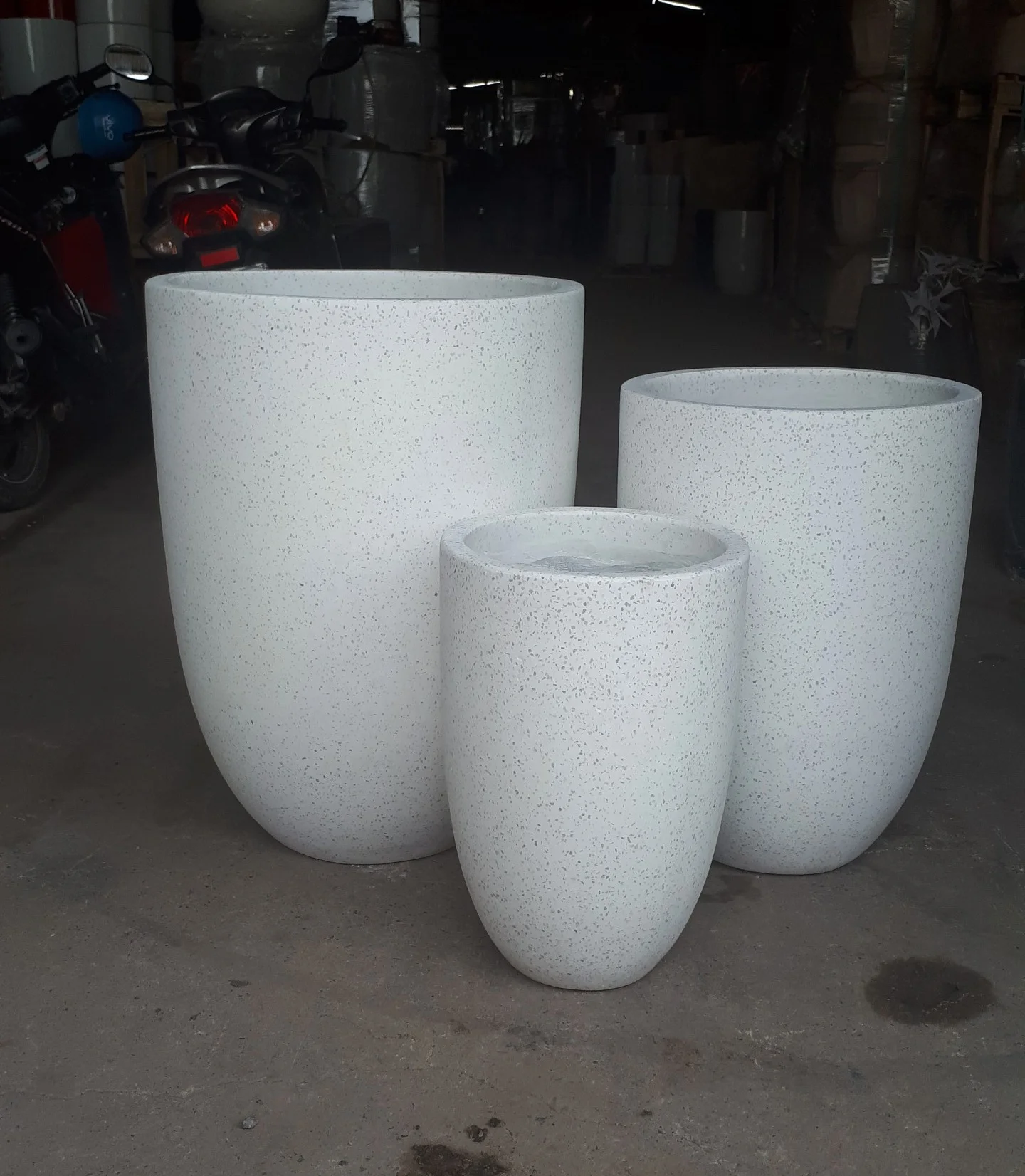 Бестселлер легкие бетонные горшки для помещений и улицы каменные цветочные кастрюли Садовые принадлежности декоративные