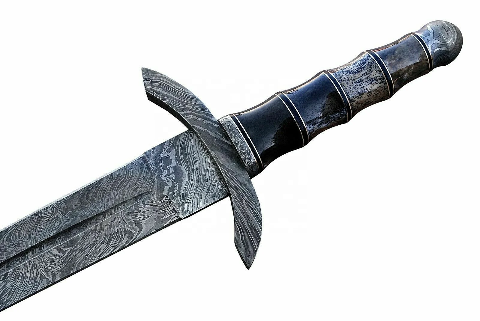 Красивый профессиональный ручной работы из дамасской стали фиксированное лезвие охотничий Меч викингов ручка ЦВЕТ ВЕРБЛЮЖЬЕЙ КОСТИ с защитой