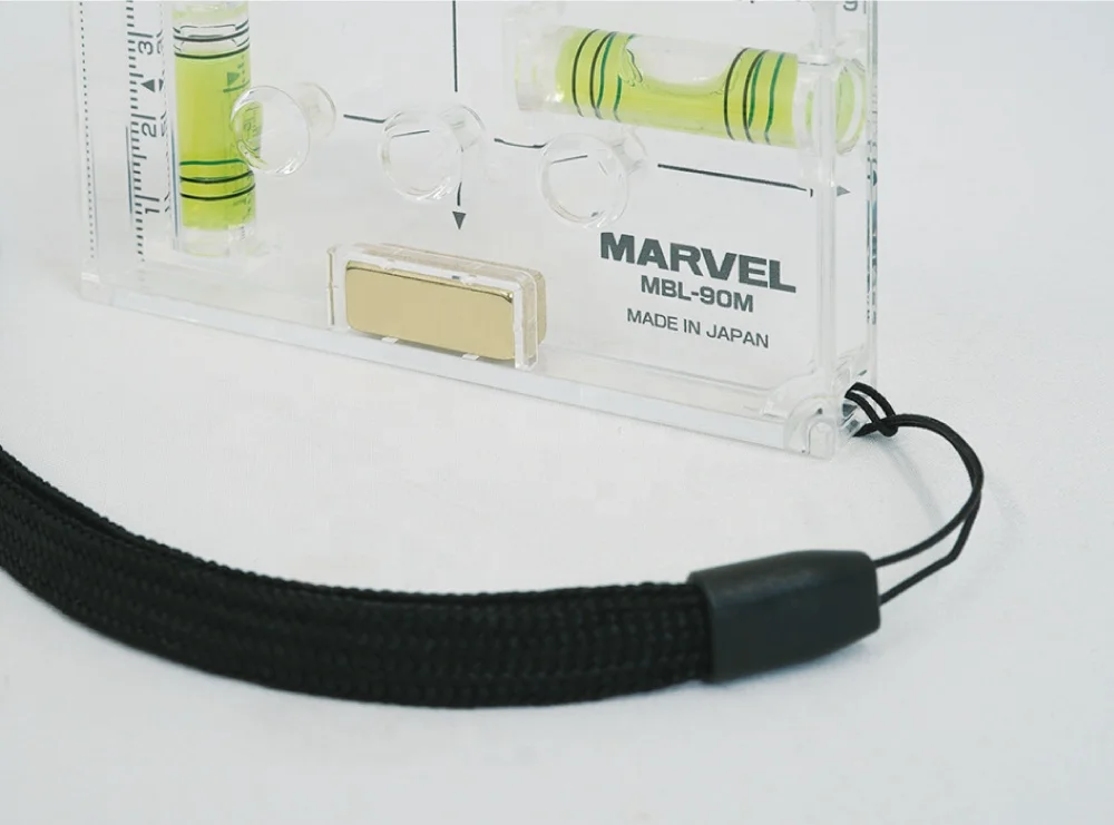 Japanese Hand Tools Light Weight Clear Visible Spirit Bubble Levels Vials for construction works Electricians