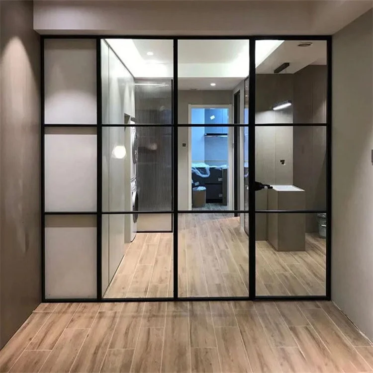 American Hot Sale Modern Aluminum Pivot Door Thermal French Style Aluminum Door Frames Bathroom Door Aluminum