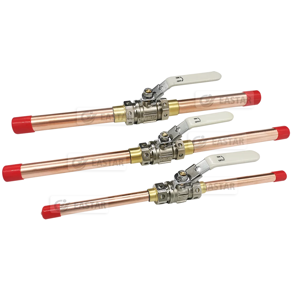 Two piece Brass Medical Isolation Valve with Oxygen Vacuum and Medical Air Medical Gas Shut off Valve