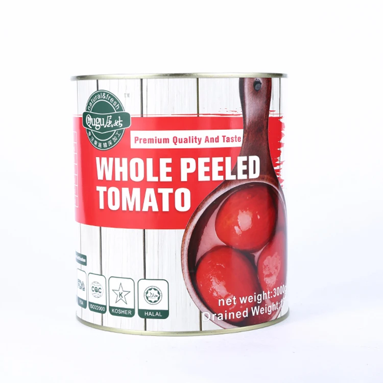 Factory Price Ready to use Canned Peeled Tomatoes in Tin Vegetables