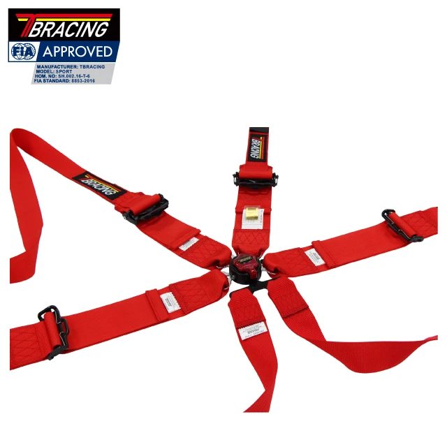 6-точечный ремень безопасности FIA для гонок
