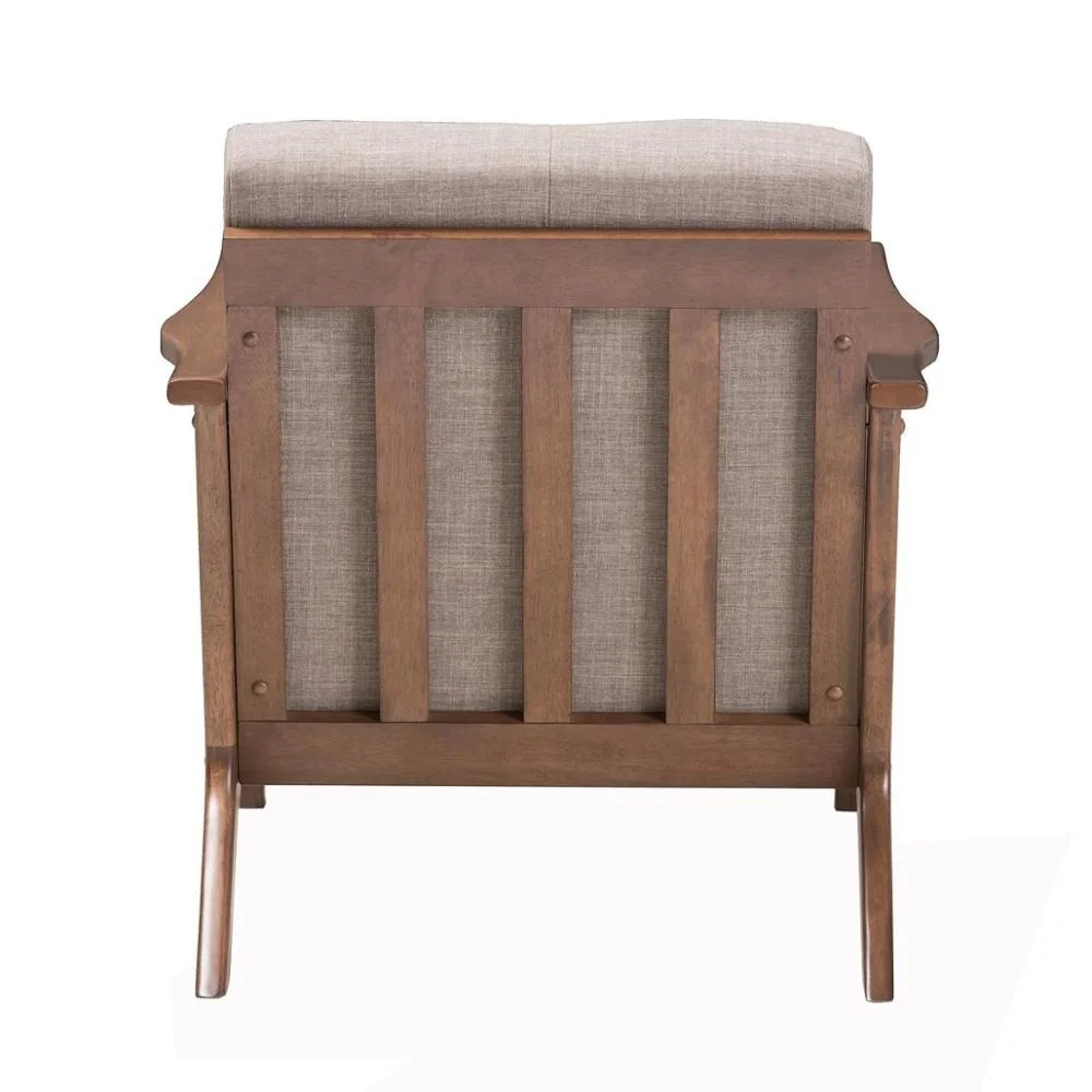 Vietnam Custom Modern Solid Wood 1-Seater Living Room Sofa Modular Corner Bed with Leather & Fabric Material Home Furniture Hall