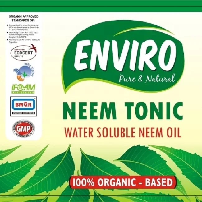Organic Certified Neem Oil Water Soluble Ready to use for garden plants, Neem Oil spray for Plants as Pesticides Made in India