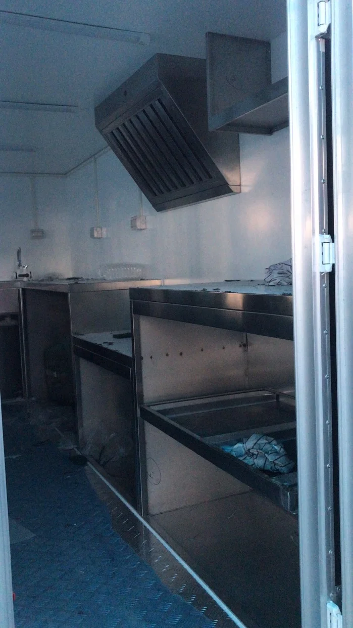 Silang Box fiber glass food truck trailers mobile food car for sale