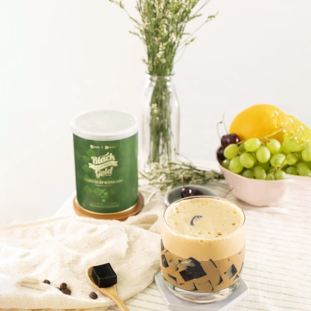 Best selling 2022 Herbal Extract Mesona Benth Chenisis Liquid herbal extract use for snack, dessert 25kg packing from Vietnam