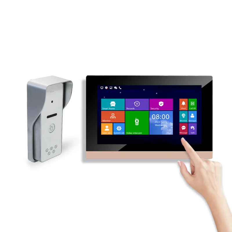 OEM/ODM touch screen Visual IP intercom indoor station Video door phone