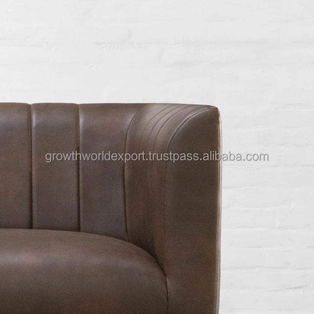 Hottest 3 Seater Grey Chesterfield Leather Sofa Chesterfield Restaurant Sofa Hotel Furniture Best Modern home Furniture 2024