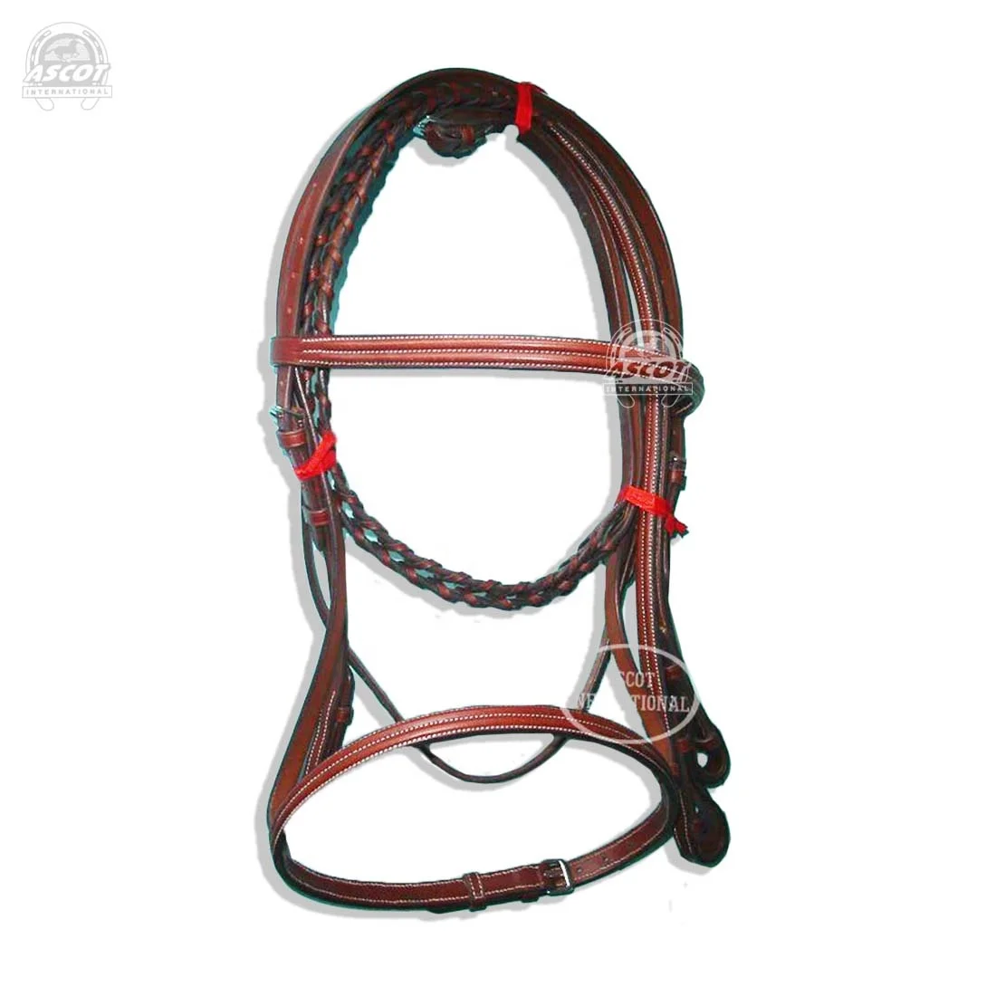 Top quality genuine Leather Horse Racing Bridle with matching reins premium fittings top Indian seller