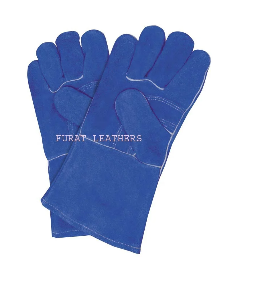 Manufacturer leather glove welding high quality sheepskin leather welding gloves Extreme Cut Heat Resistant