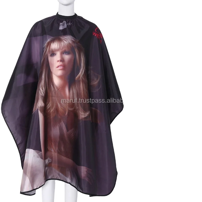 Hair Cutting Cape Barber Professional Hair Cutting Cover Warp Cloth Stars Pattern Waterproof Hair Cut Barbers