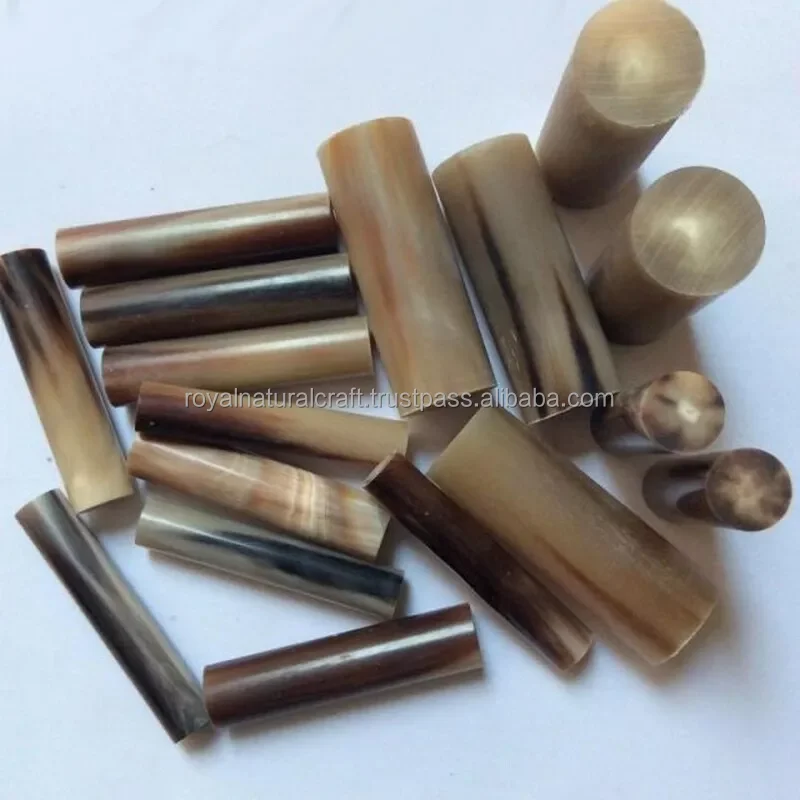 Standard Quality Factory Price Buffalo Horn Roll Handmade High Quality Natural Buffalo, ox, Horn roll handle from India