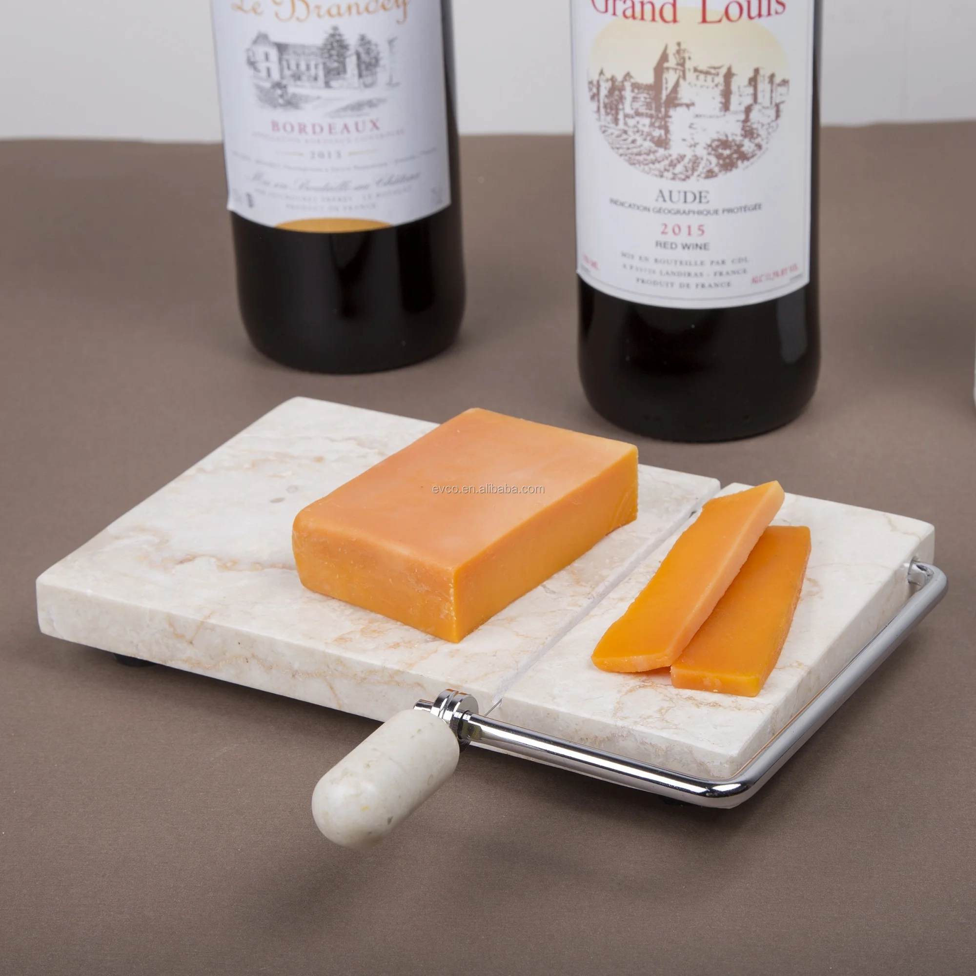 Natural Champagne Marble Cheese Slicer