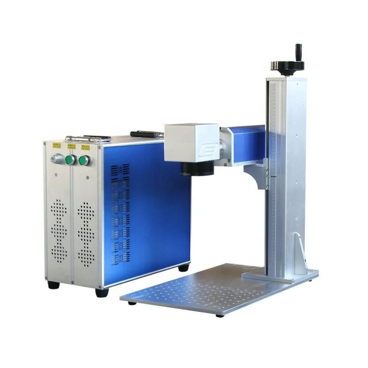 Sunlite Deep engraving with rotary Max Raycus JPT 20watt 30w 50w fiber laser marking machine