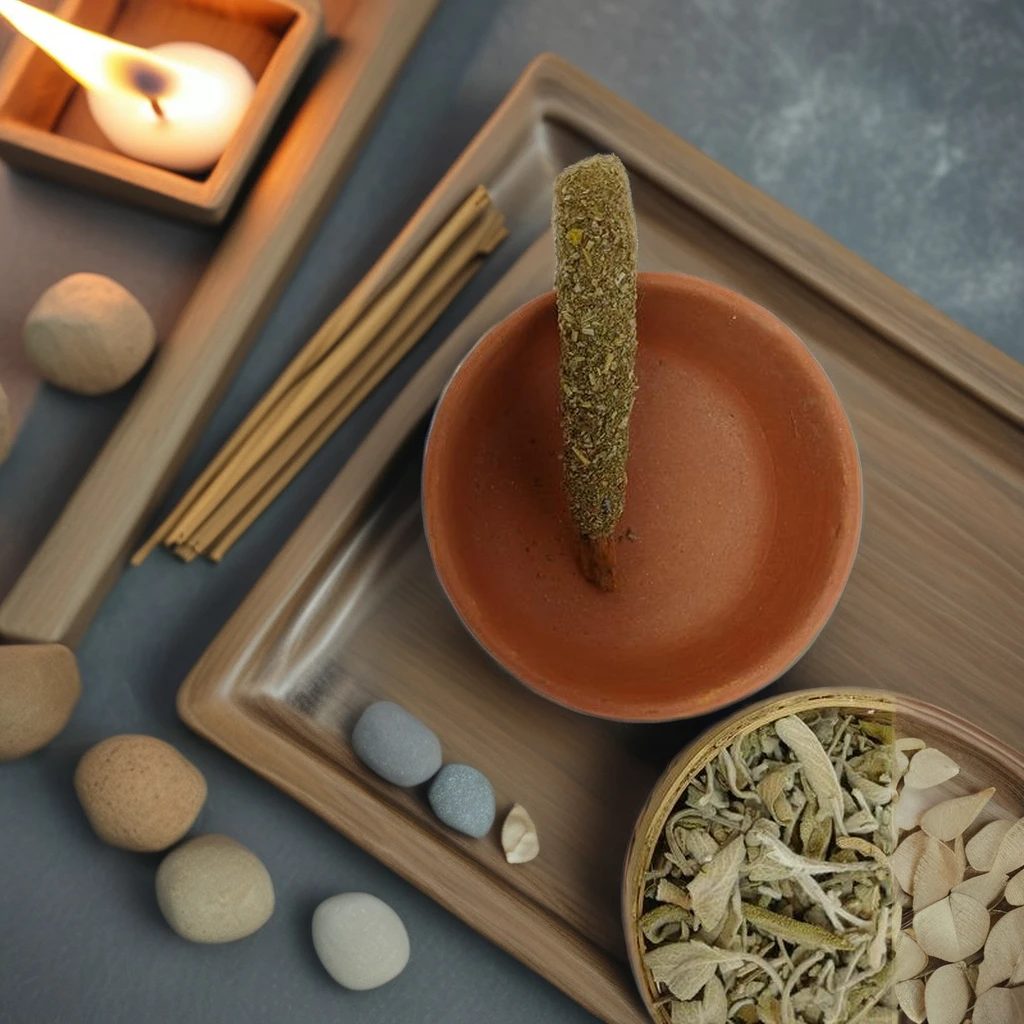 Оптовая продажа органический Калифорнийский белый шалфей свертка Palo Santo благовония фирменная объемная Свеча для рейки йоги деревянного материала