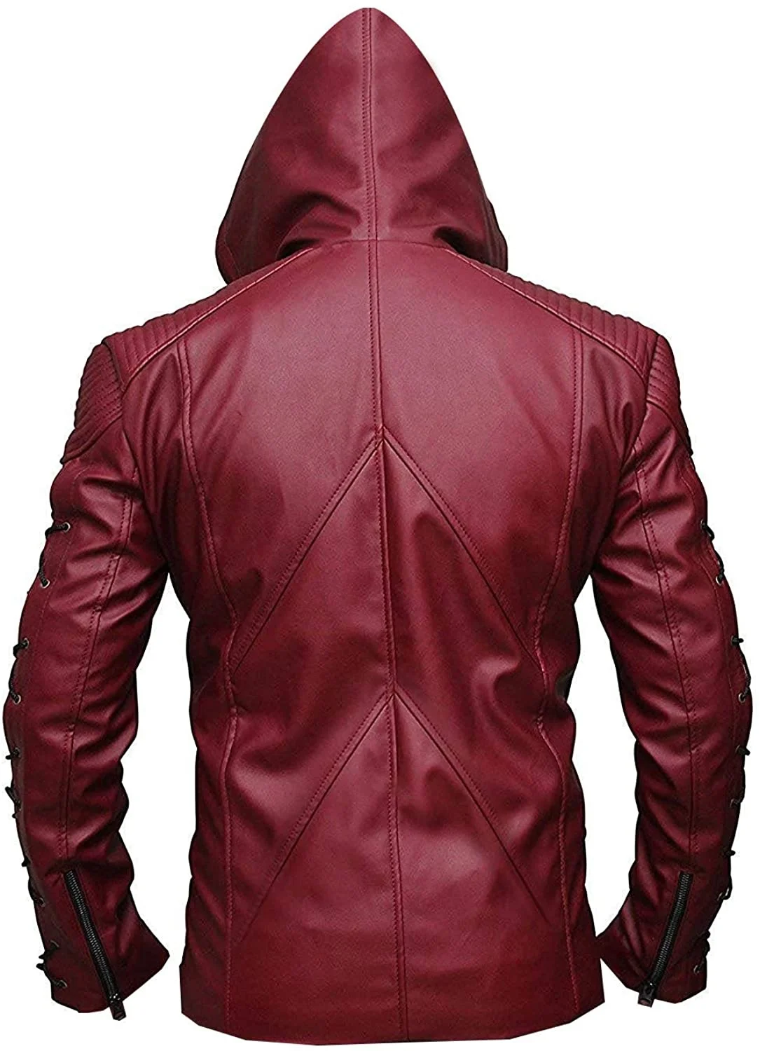 
OEM Custom Amell Green Arrow Roy Harper Mens Faux Leather Jacket Superhero Western Wear men and Red Woman Cowboy Jacket 