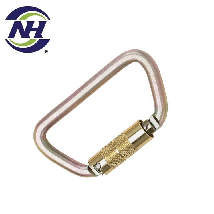 High Tensile Steel 35kn carabiner for climbing