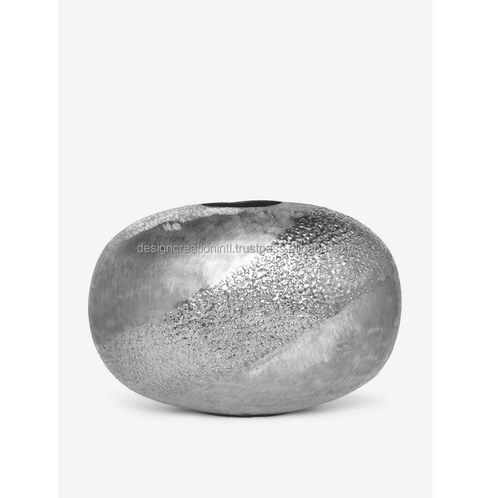 Modern Gold Plated Texture Metal Vase for Home Decoration Home Decor Flower Vase for Home Interior Decoration