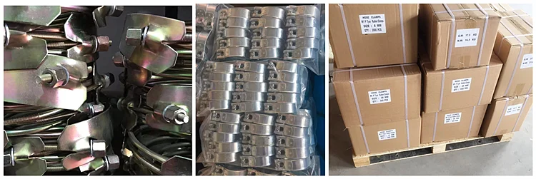 Stainless steel spiral tiger clamp hose clamp