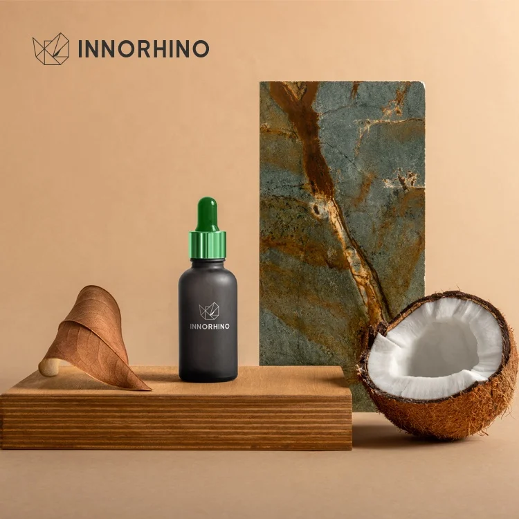 Glass Flask Essenal Sexual Lubricant Oil Bottle Dropper INNORHINO