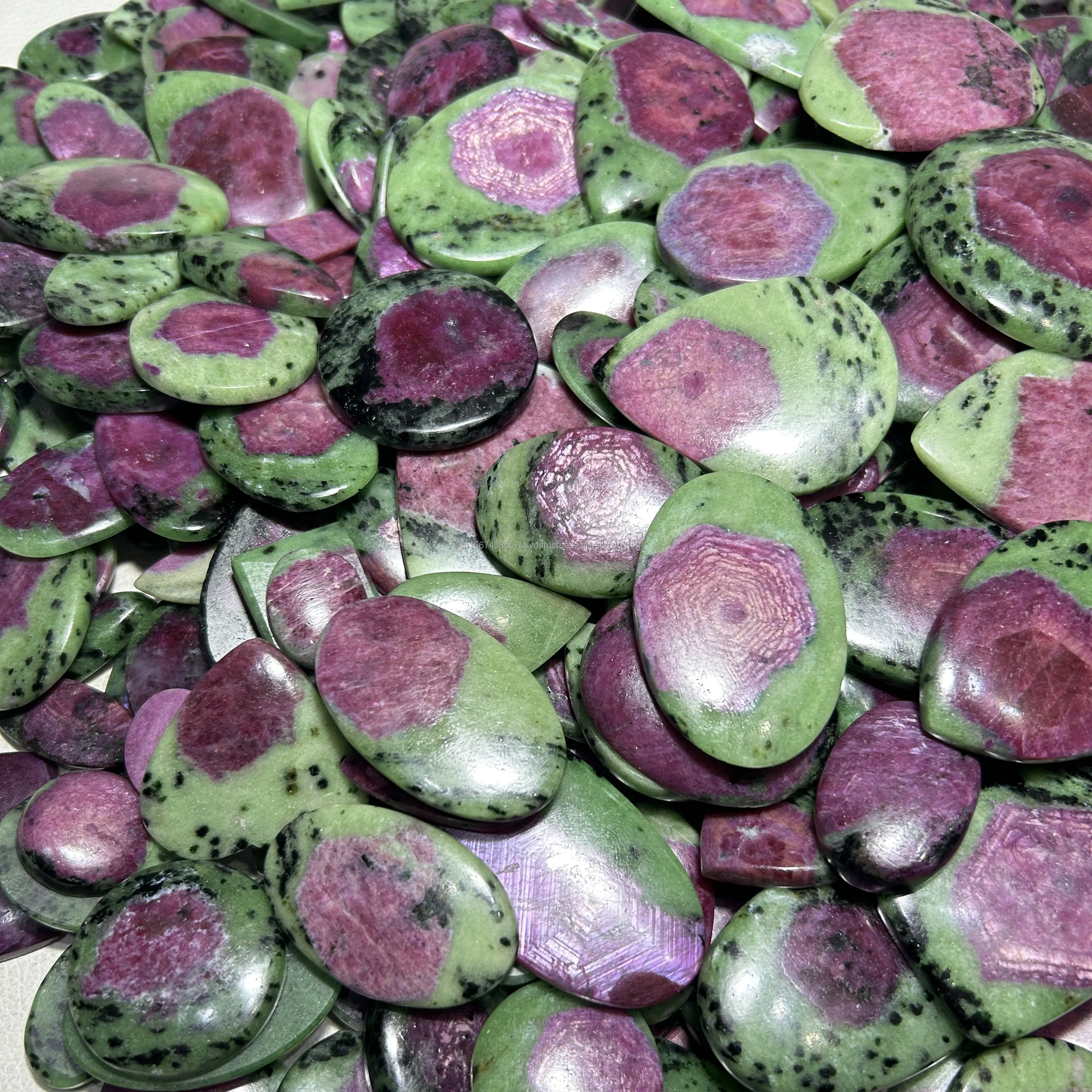 AAA+ Quality Gorgeous Natural Ruby Zoisite Cabochon Loose Gemstone Lot For Healing Jewelry Pendant Wholesale Gems & Stones Bulk