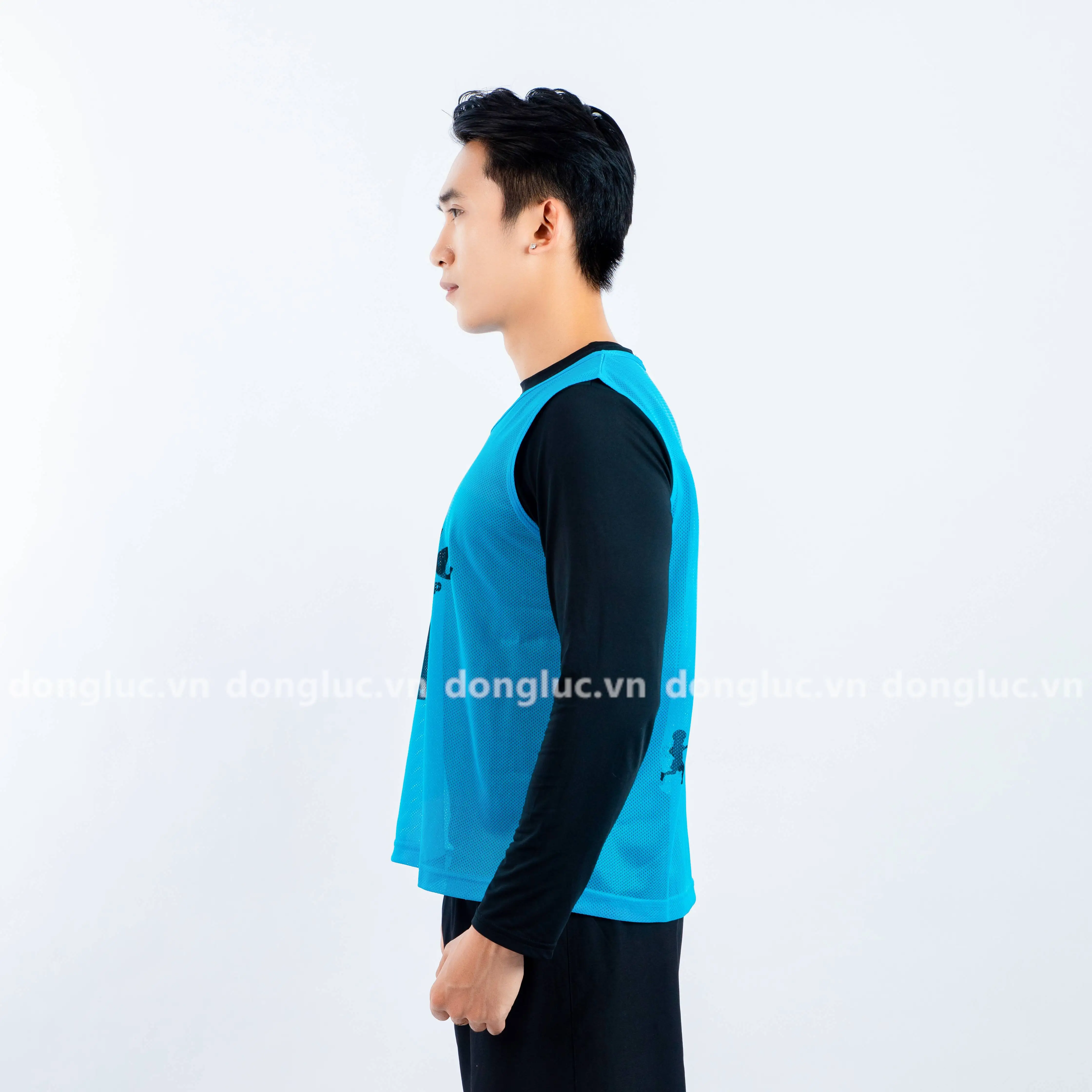 Bibs Customize logo printing Made in Vietnam big manufacturer 100% polyester Mesh fabric