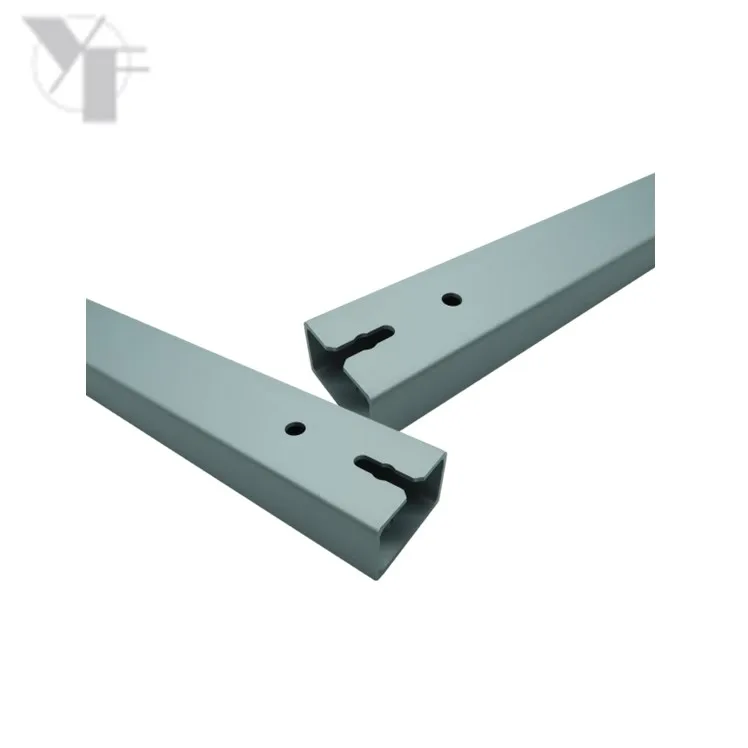 Z square sizes profile tube aluminium anodized handle