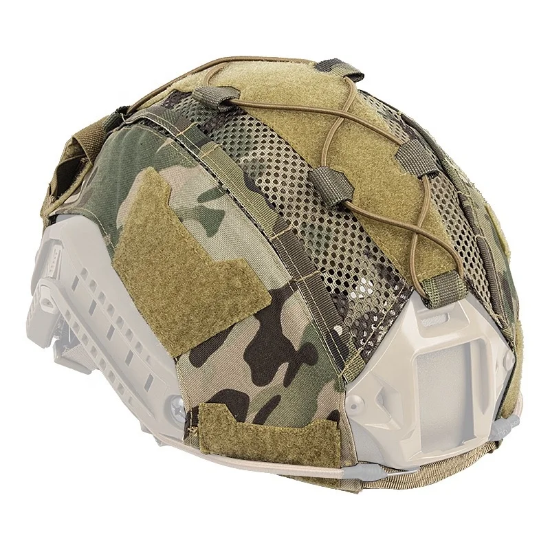 Tactical Accessories Helmet Cover with Battery Pouch Weight Balanced Pouch For Maritime Fast Helmet L/XL