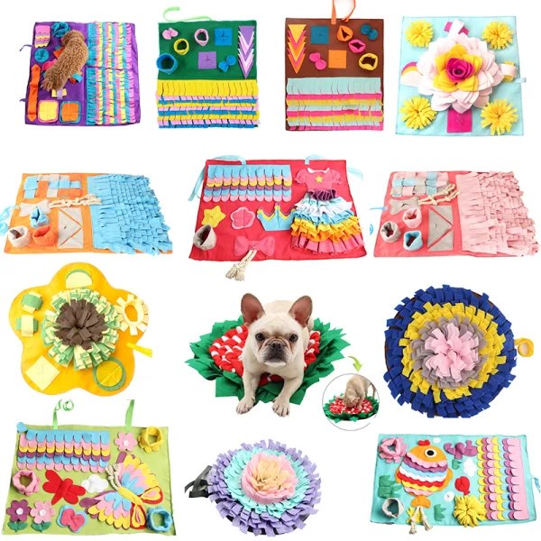 Professional Manufacturer Dog Snuffle Mats Snuffle Mat For Dogs Nose Work Snuffle Mat For Dogs