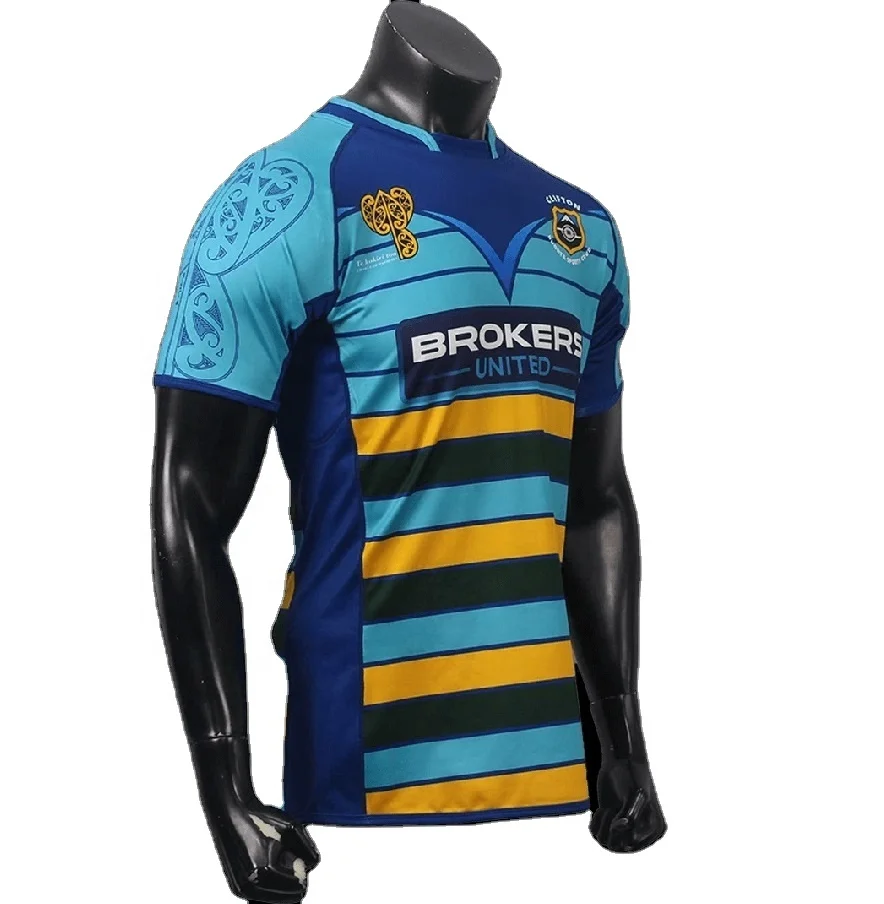 Custom Best quality sublimation customized rugby jerseys wholesale rugby jersey in Pakistan Team logo Rugby training shirts